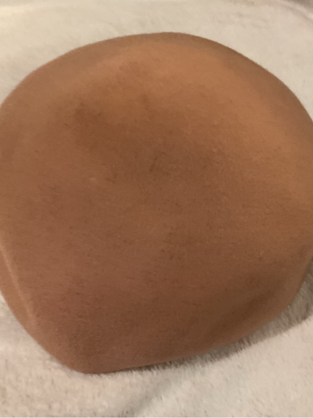 VTG 1960s Brown Doeskin Felt Pillbox Hat | Timeless Mid-Century Chic Accessory